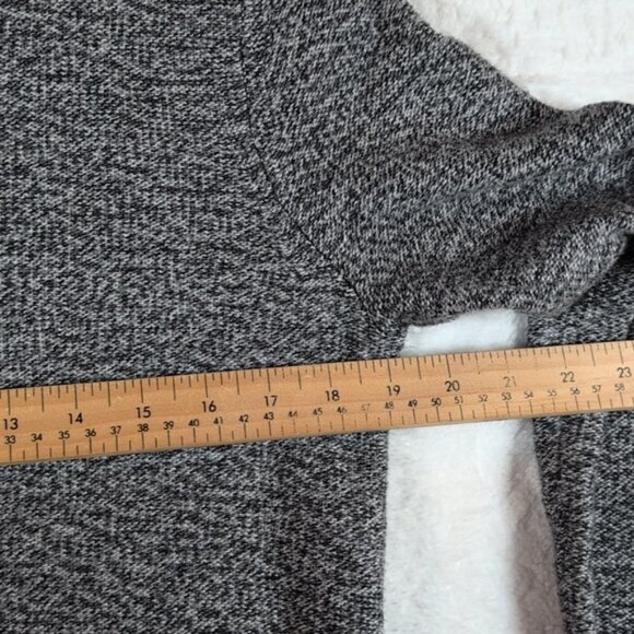 Reitmans Gray Sweater with Black Elbow Patches - Picture 3 of 4